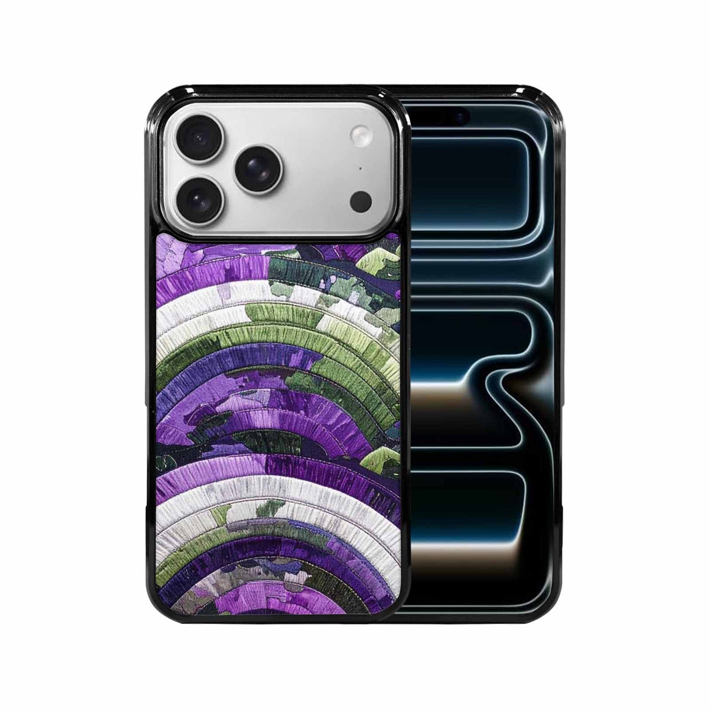 iPhone 17 Pro Max Case — Vivid Camo Genderqueer Camo, Custom Printed Phone Case