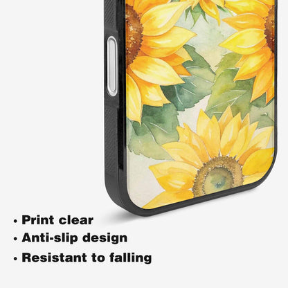 iPhone 16 Case — Sunflowers Watercolor, Original Design Phone Case