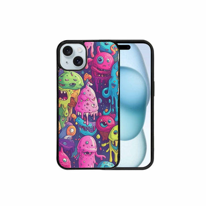 iPhone 15 Plus Case — Melting Ice Cream Monster Charac, Custom Phone Case