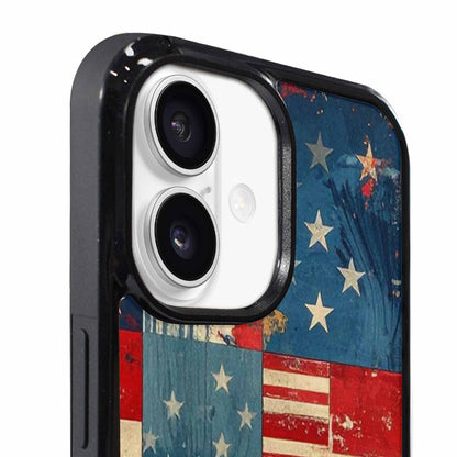 iPhone 17 Case — Small American Flag Stars Galaxy Space, Custom Art Phone Cover
