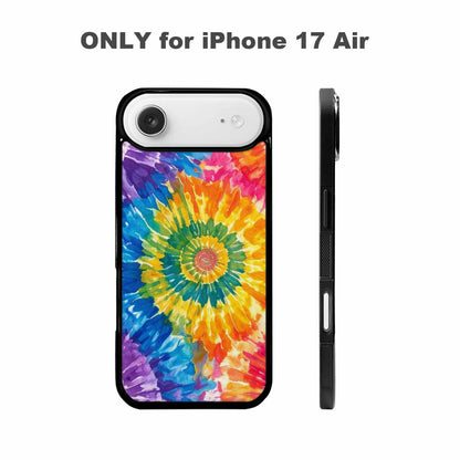 iPhone 17 Air Case — Small Tie Dye Swirl Pattern Tie, Unique Phone Case Design