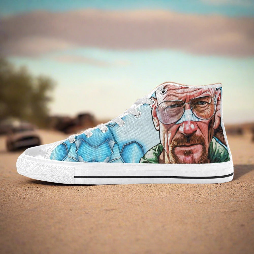 Dragon Neon Electric Vivid WOMEN Bold Art - Freaky Shoes | Custom Art Sneakers