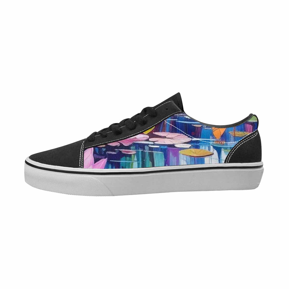 MEN'S Monet Full Color Canvas Artist-designed Surreal All Over Print Shoes