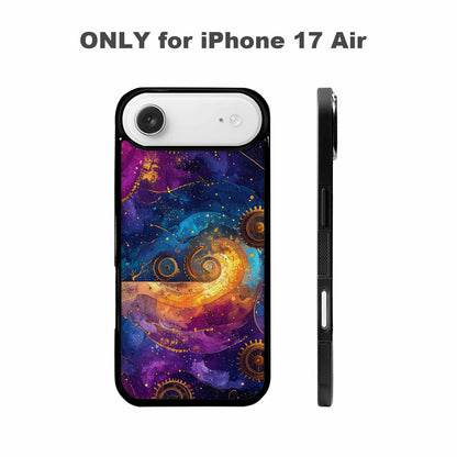 iPhone 17 Air Case — Steampunk Galaxy Art Seamless Pattern Galaxy, Unique Phone Case Design