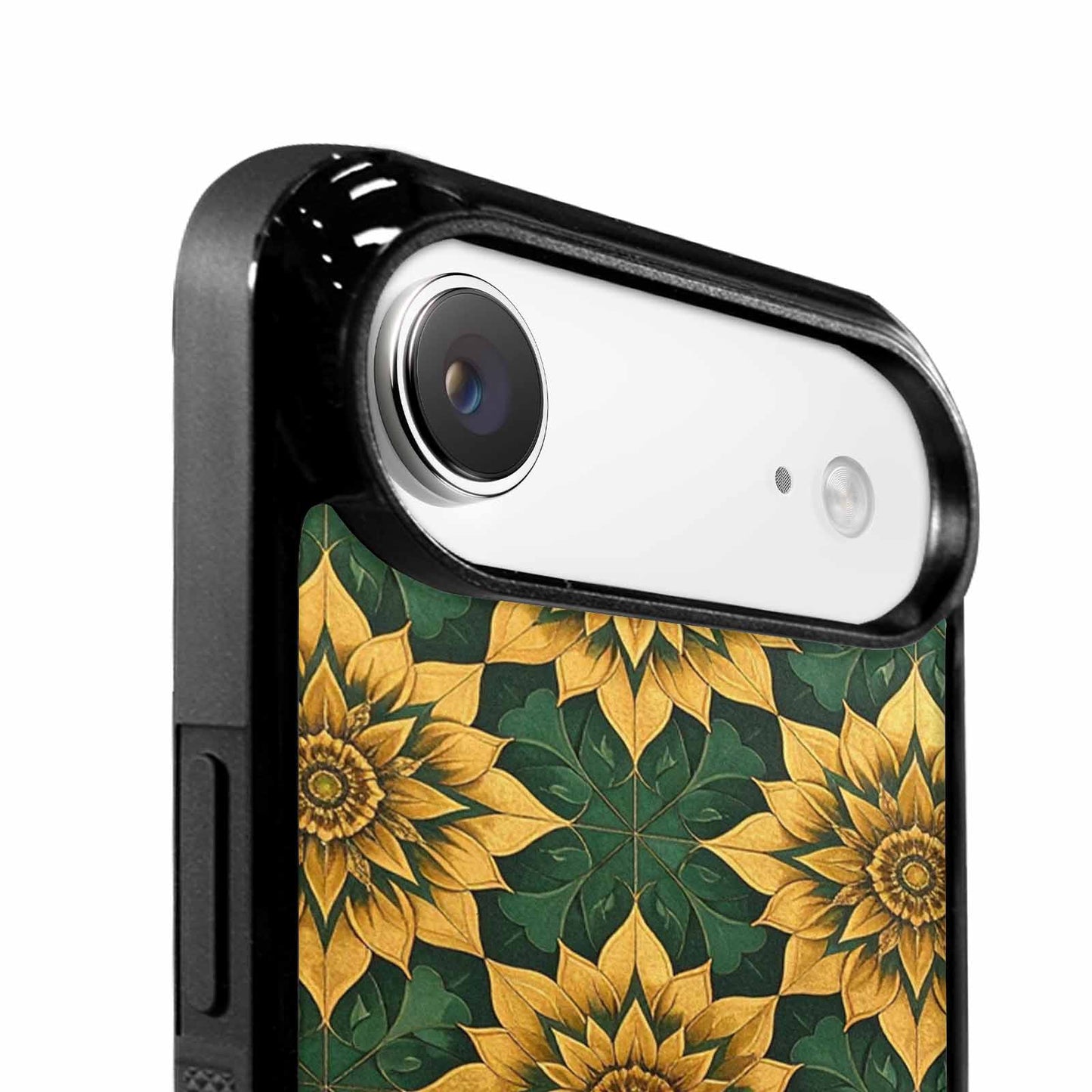 iPhone 17 Air Case — Sunflower Mandala Kaleidoscope Floral, Customized Protective Case