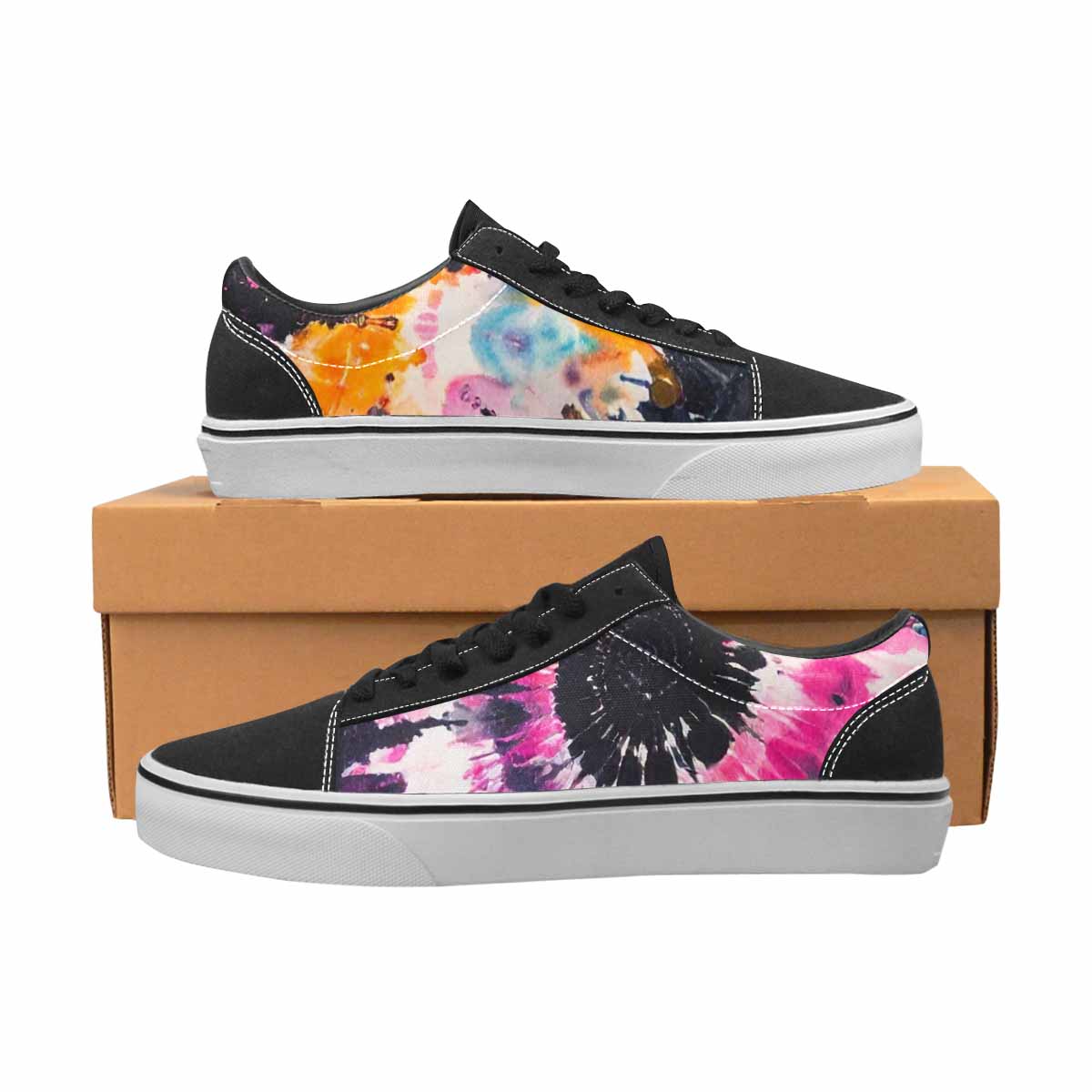 WOMEN'S Tie Lace-Up Canvas Cottagecore Custom Sneakers