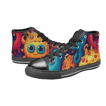 MEN'S Cartoon Monster Character High Top Canvas Y2K Sneakers