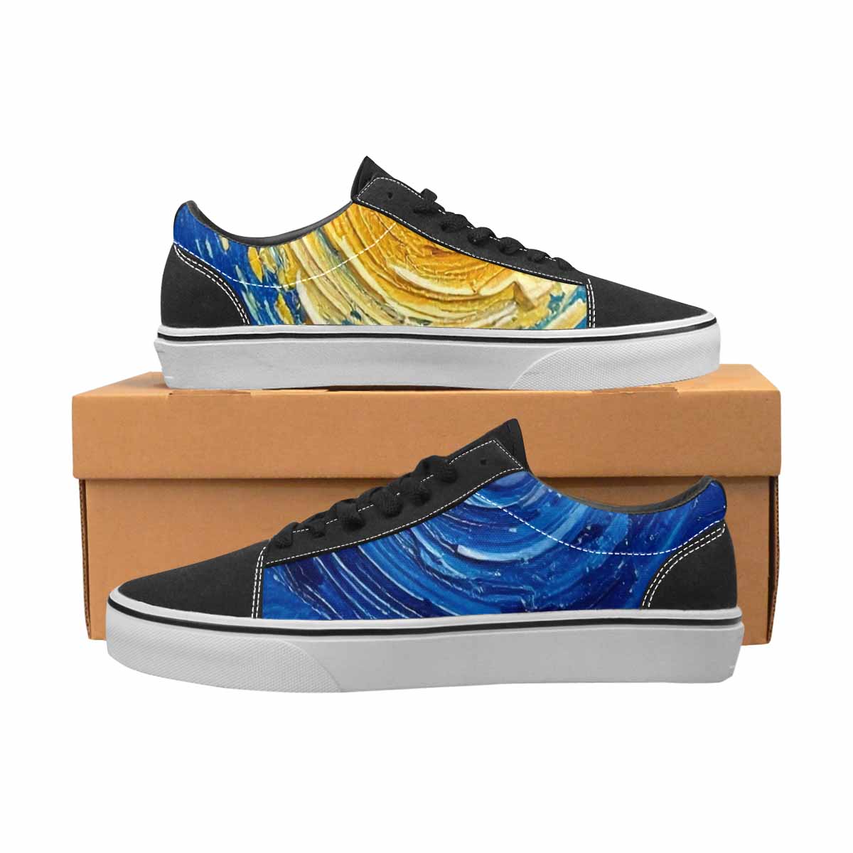 WOMEN'S Starry Night Galaxy Canvas Lace-Up Dreamcore Shoes