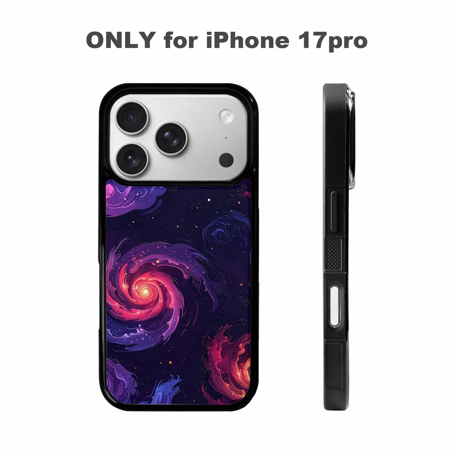iPhone 17 Pro Case — Galaxy Dark Art Seamless Pattern Galaxy, Custom Made Phone Cover