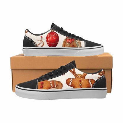 WOMEN'S Christmas Holly Snowflake Canvas Lace-Up Dreamcore Shoes