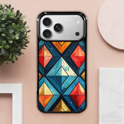 iPhone 17 Pro Max Case — Vintage Summer Diamond Retro Vintage, Custom Print Case Cover