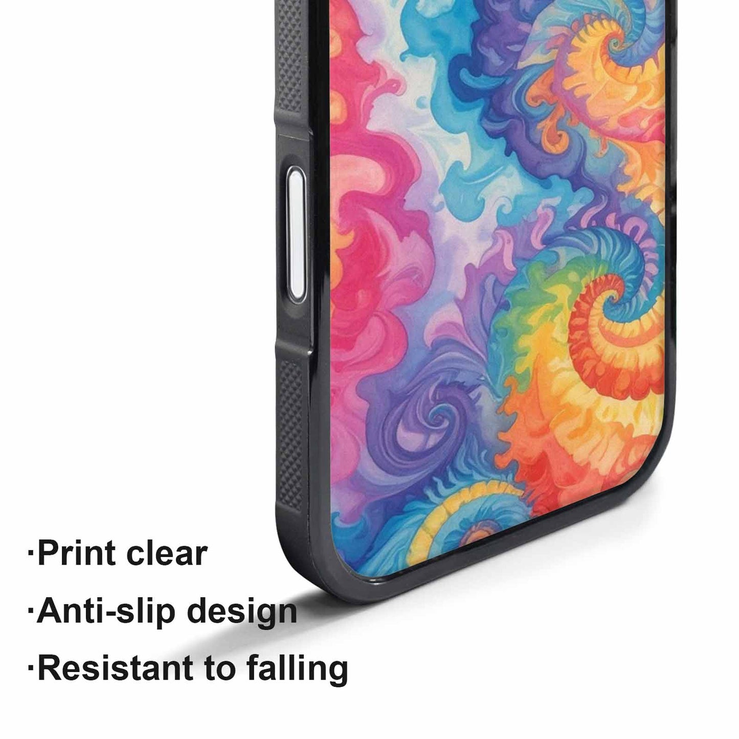 iPhone 17 Pro Case — Tie Dye Swirls Tie Dye Tie, Custom Made Phone Cover
