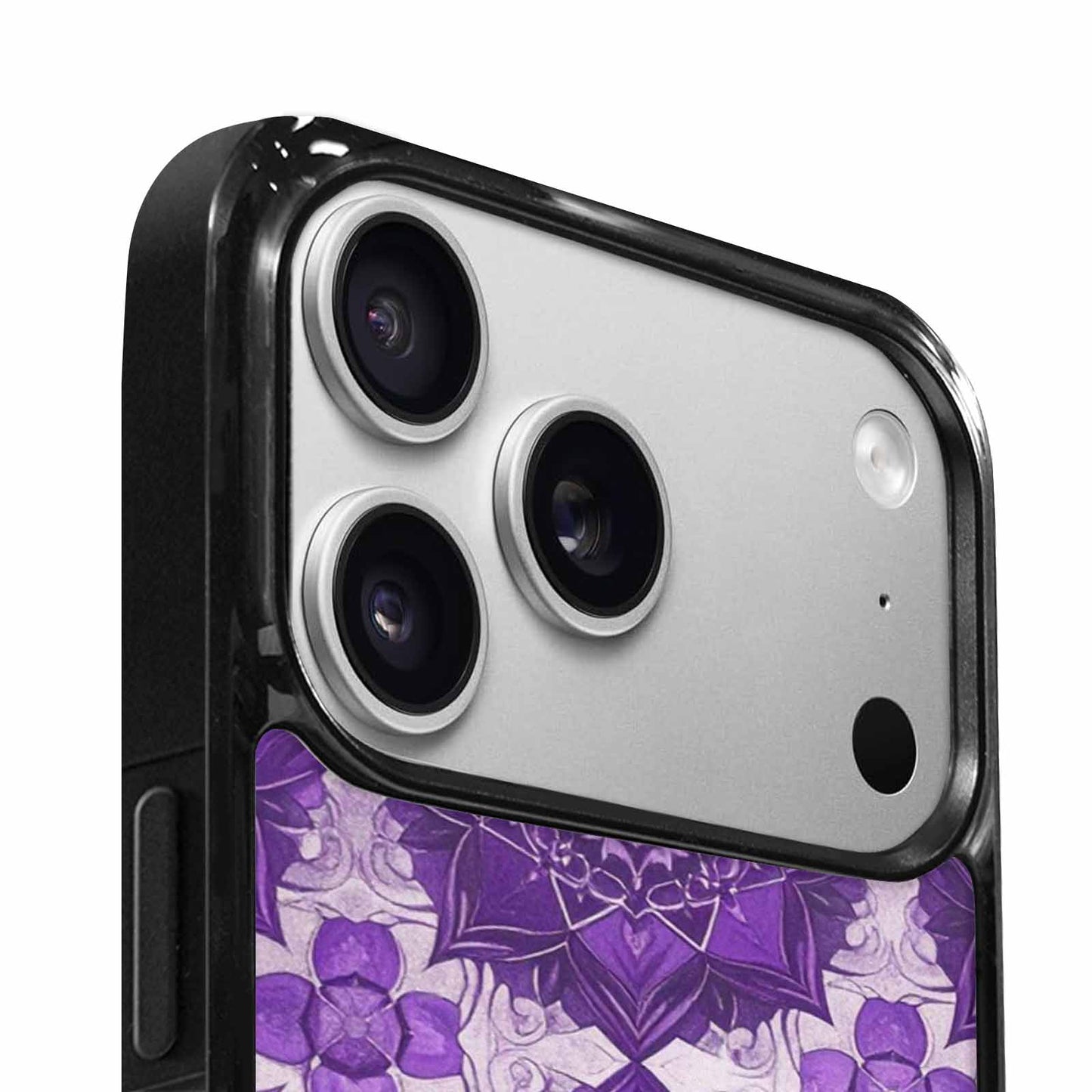 iPhone 17 Pro Case — Small Mandala Pattern Randomly Varying Floral, Custom Printed Phone Case