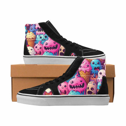 MEN'S Skulls High Top Canvas Artist-designed Aesthetic Customized Sneakers