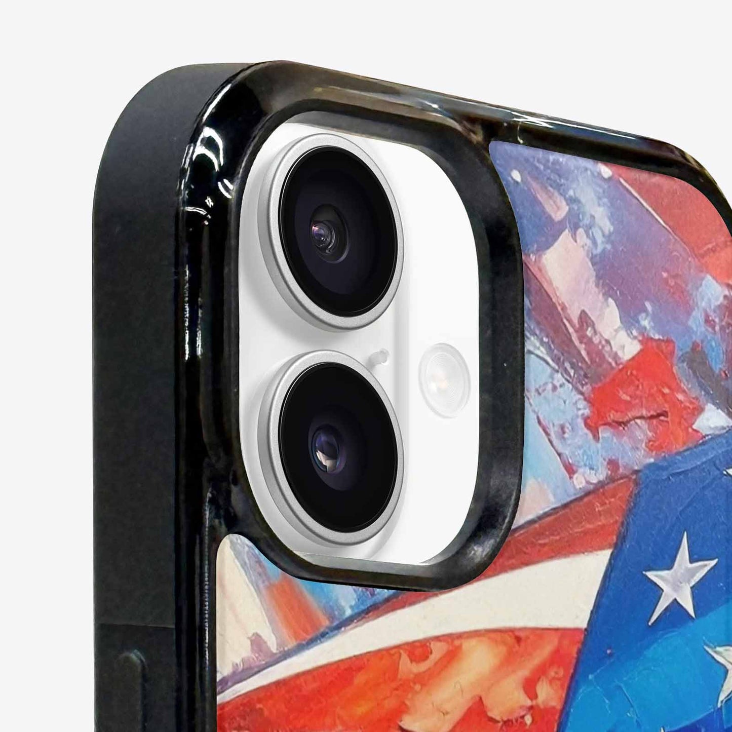 iPhone 16 Case — Usa Flag Stars And Stripes Art, Custom Printed Phone Case