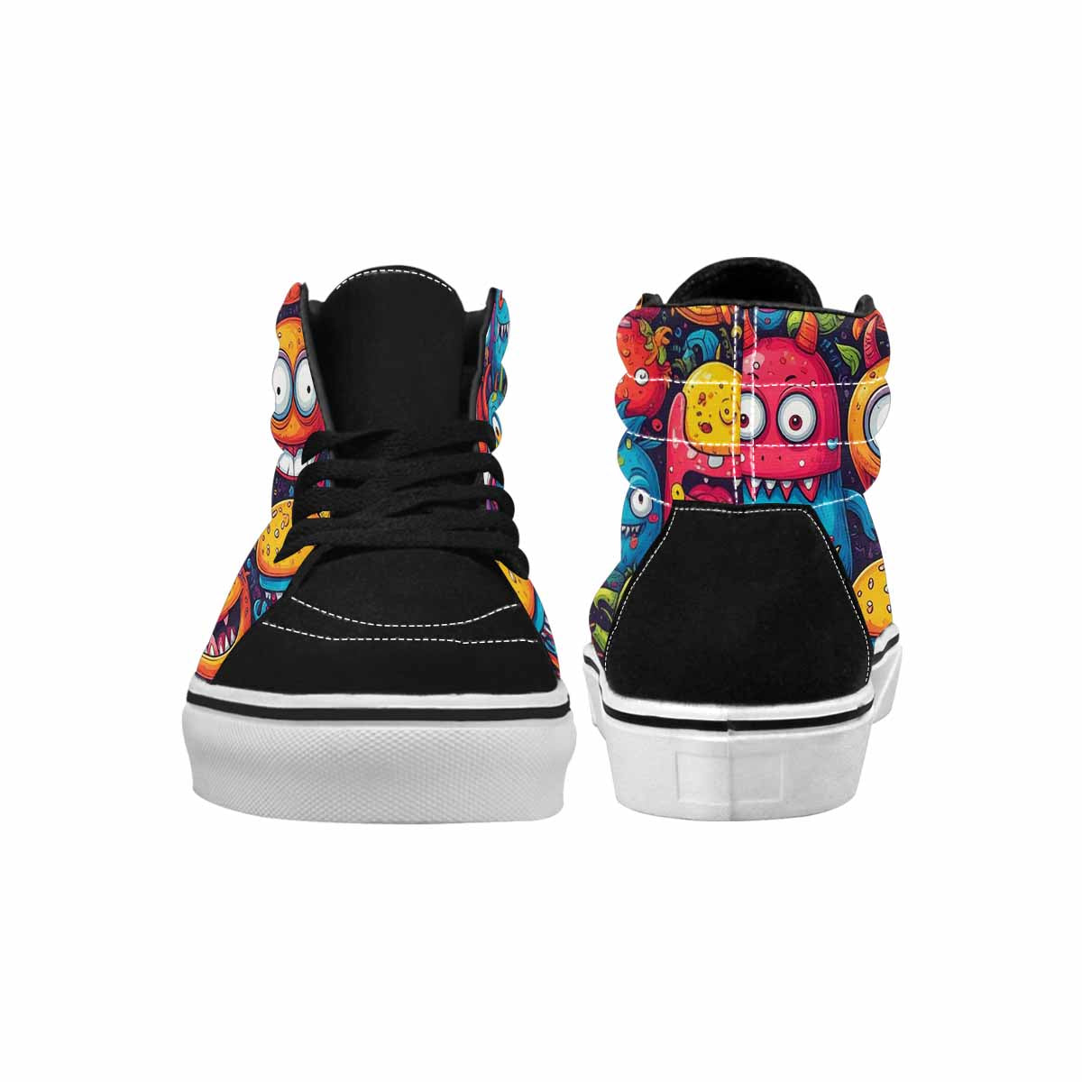 MEN'S Cartoon Monster Character High Top Canvas Dreamcore Custom Shoes