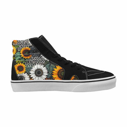 MEN'S Blend Melt Them High Top Canvas Neon Fantasy Custom Sneakers