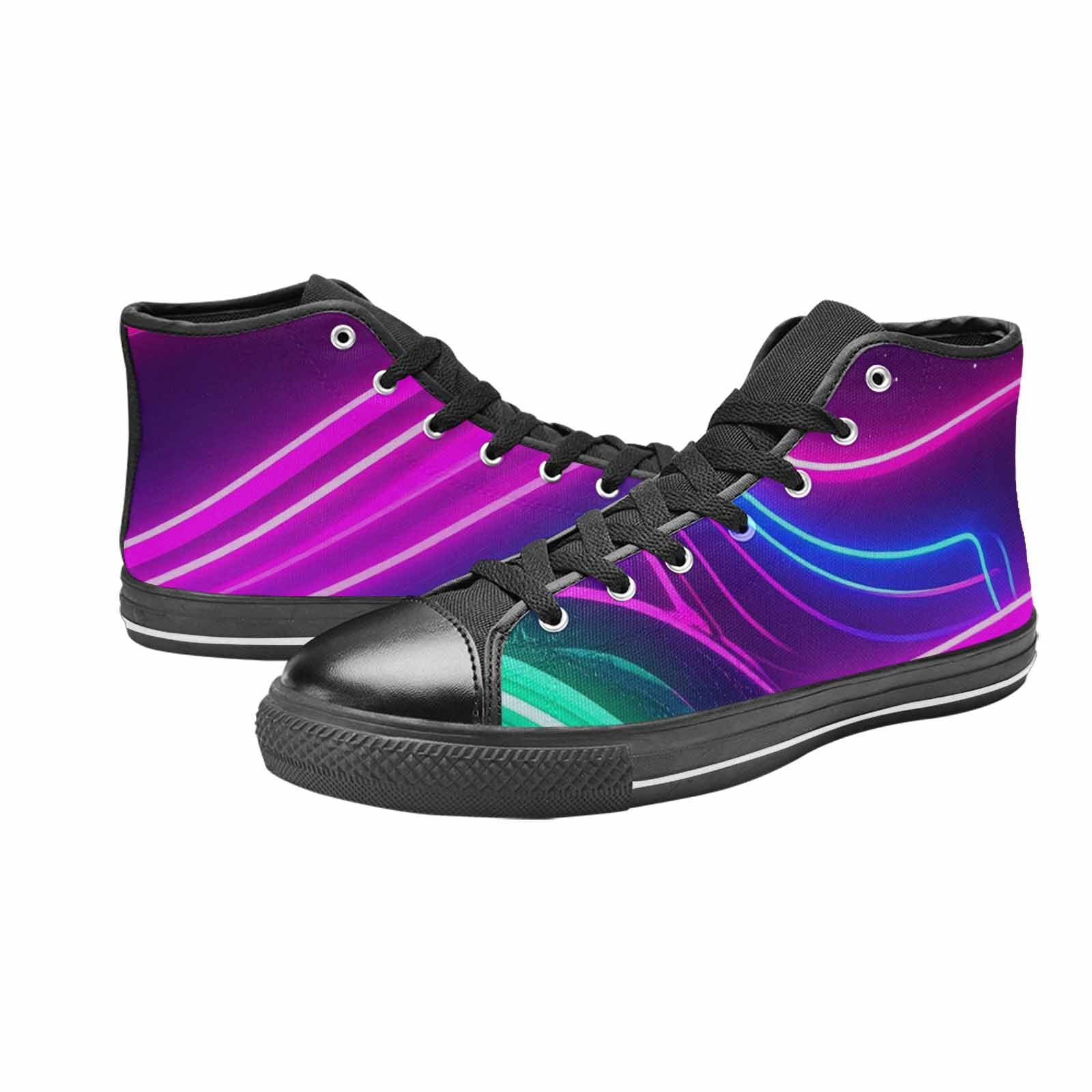 WOMEN'S 80S Neon Cartoon High Top Canvas Dreamcore Shoes