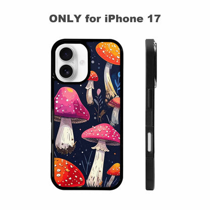 iPhone 17 Case — Vivid Winter Mushroom Cartoon Cute, Personalized Phone Case