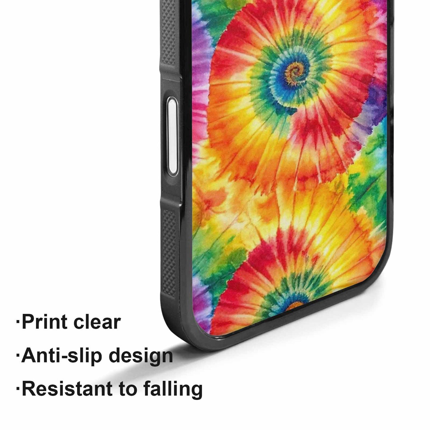 iPhone 17 Case — Tie Dye Spiral Rainbow Tie Dye, Custom Made Phone Cover