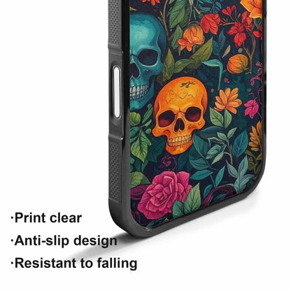iPhone 17 Case — Skulls Botanicalskulls Pattern B2f Gothic Skulls, Custom Made Phone Cover