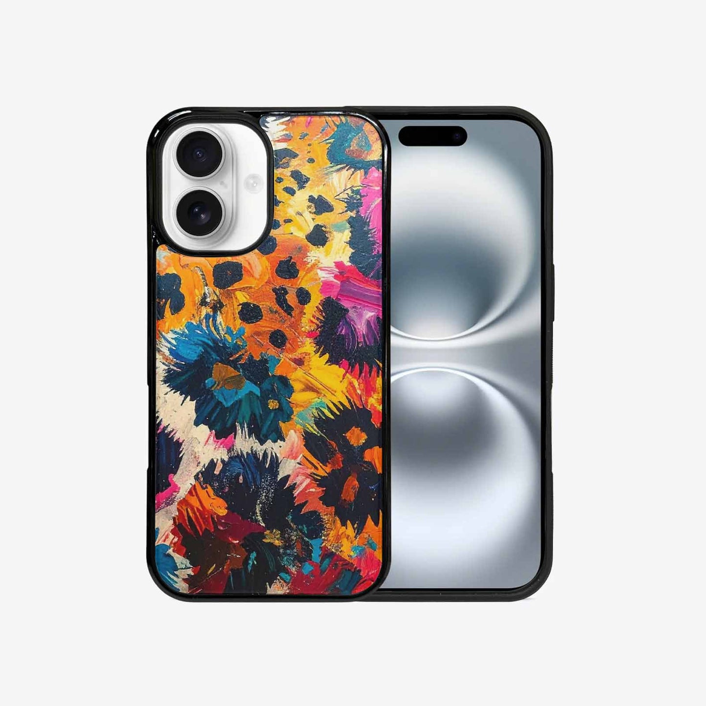 iPhone 16 Case — Full Color Vibrant Animal Print Animal, Custom Print Case Cover
