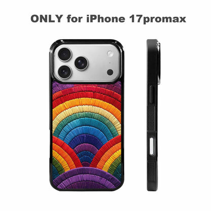 iPhone 17 Pro Max Case — Vivid Camo Rainbow Camo, Custom Designed Case Cover