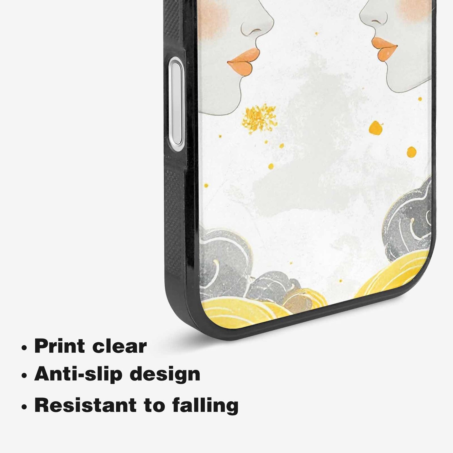 iPhone 16 Case — Gemini Twins Zodiac Pattern Seamless Repeat, Personalized Phone Case
