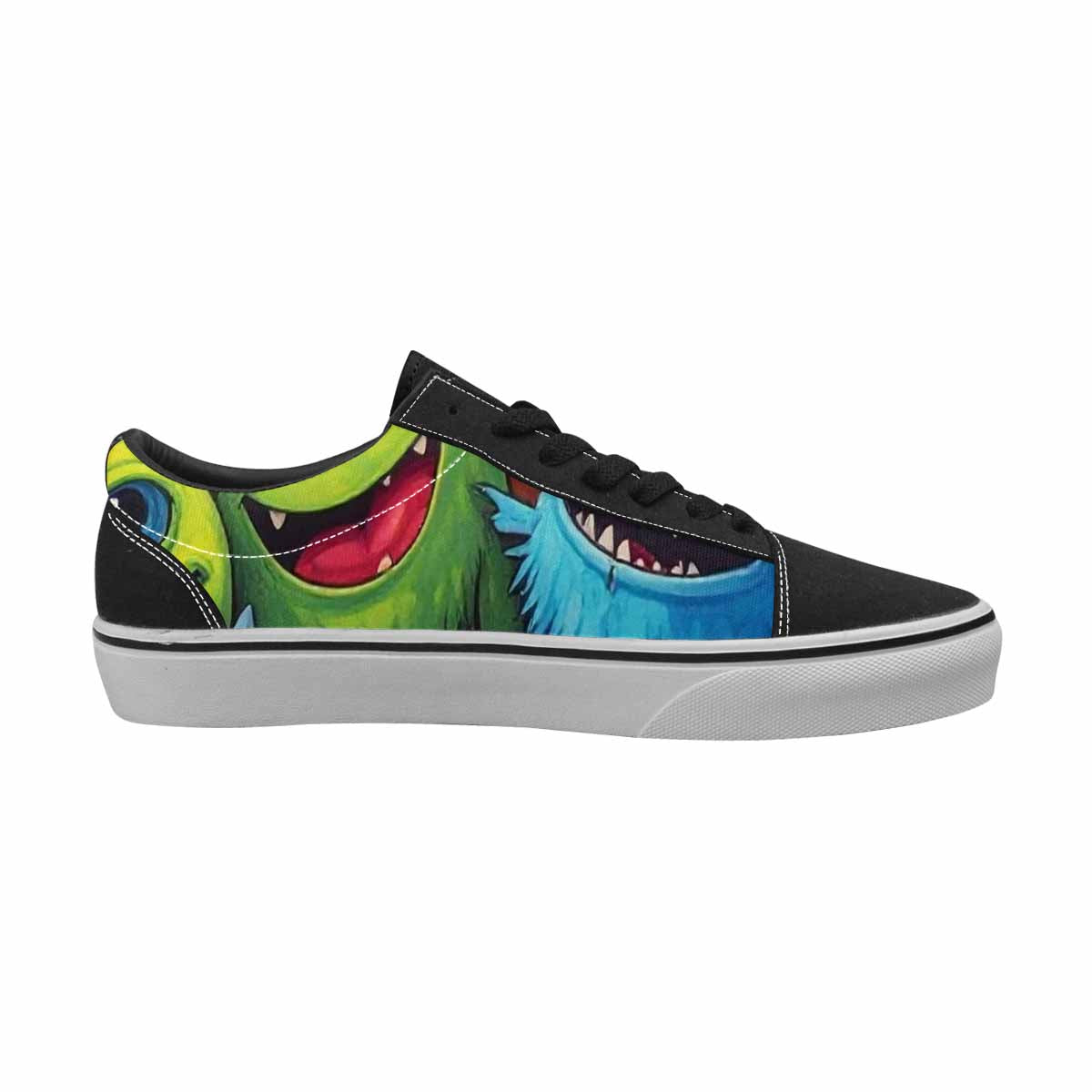 WOMEN'S Monsters (general) Lace-Up Canvas Vivid Sneakers