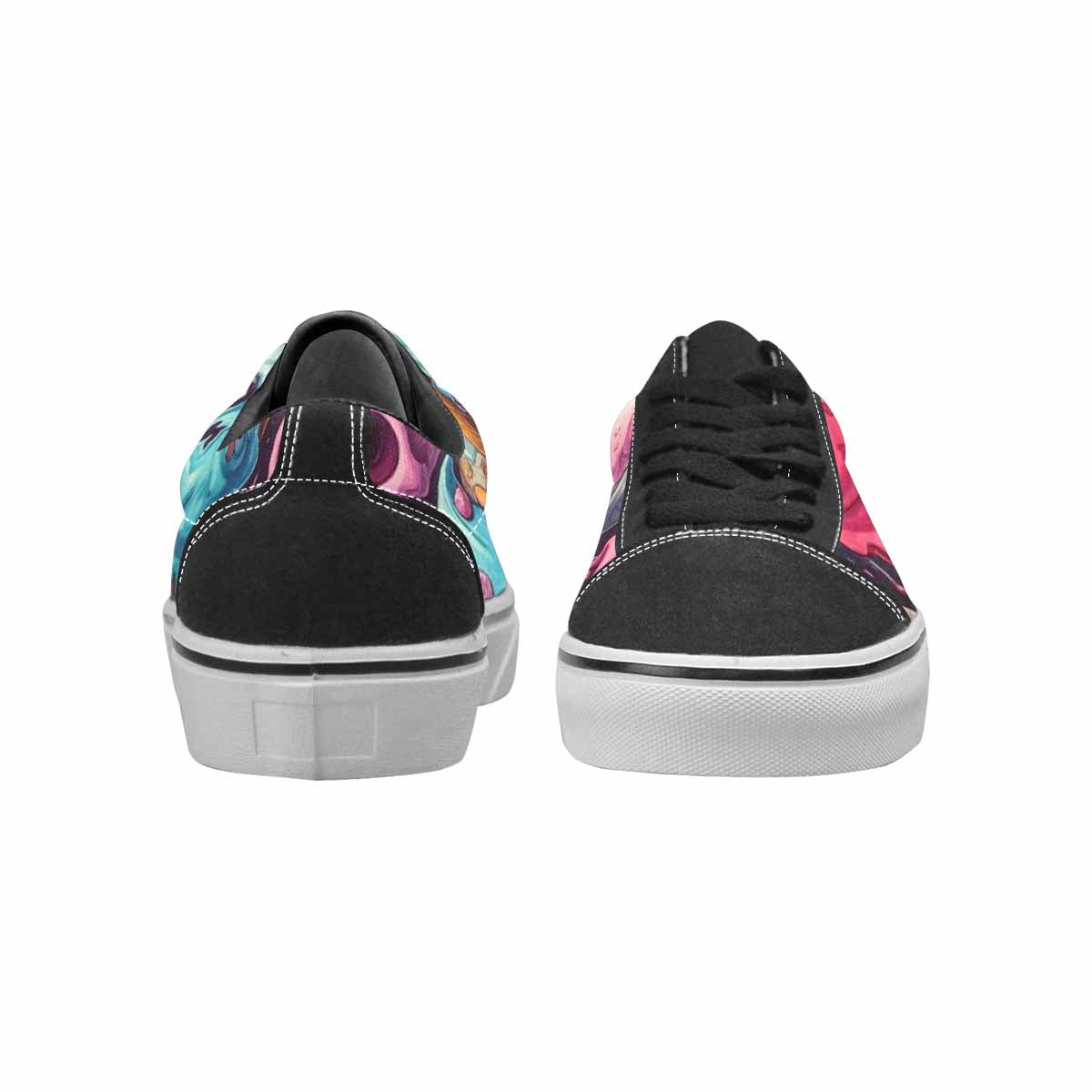 WOMEN'S Ice Cream Monsters  Lace-Up Canvas Dreamcore Shoes