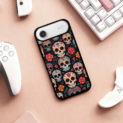 iPhone 17 Air Case — Dia De Los Muertos Sugar Gothic, Original Design Phone Case