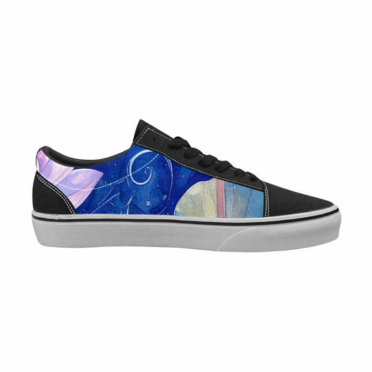 WOMEN'S Water Lilies Impressionist Canvas Lace-Up Vibrant Chaos Shoes