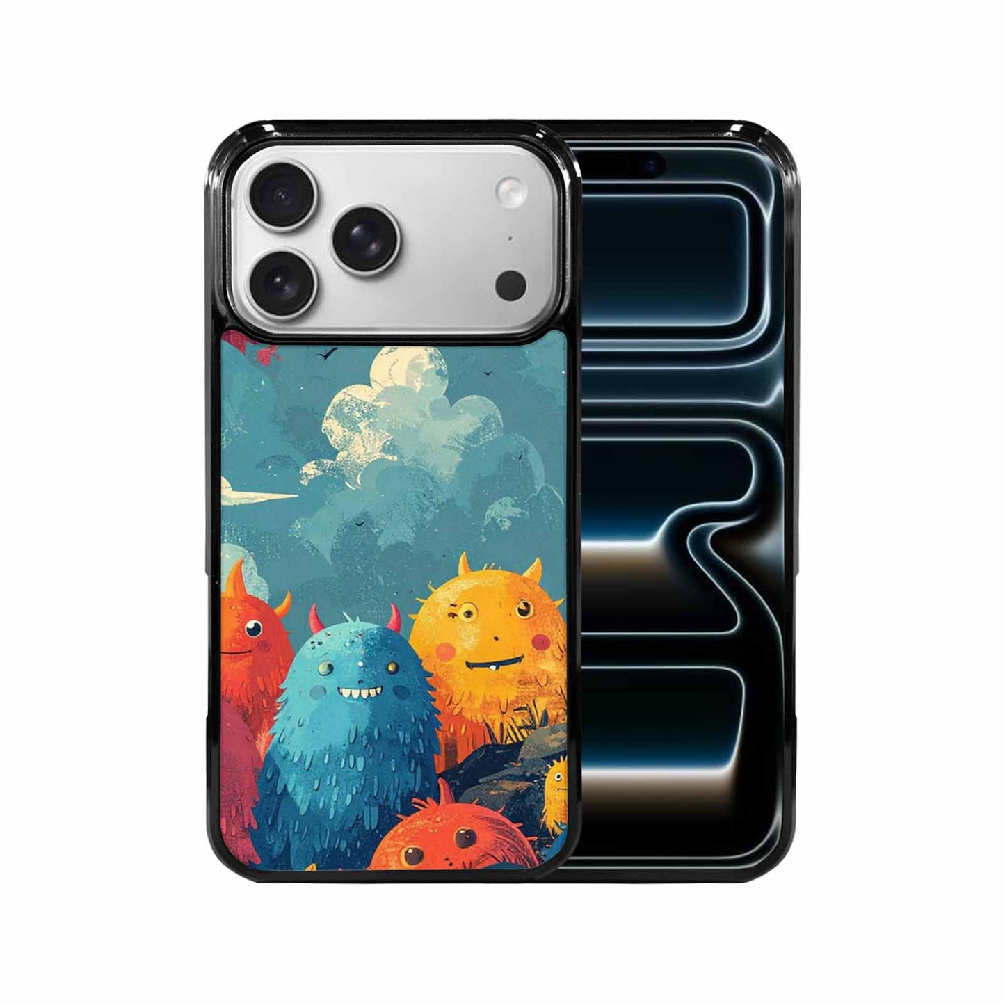 iPhone 17 Pro Max Case — Vintage Monsters Lighthouse Retro Vintage, Customized Protective Case
