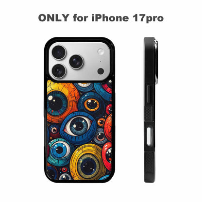iPhone 17 Pro Case — Cartoon Eyeballs Cartoon Cute, Unique Phone Case Design