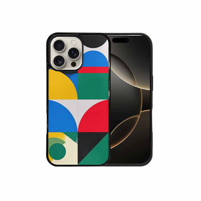 iPhone 16 Pro Max Case — 1960s Mod Cartoon Art Pattern, Customized Protective Case