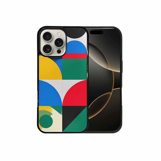 iPhone 16 Pro Max Case — 1960s Mod Cartoon Art Pattern, Customized Protective Case