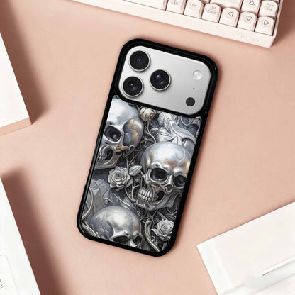 iPhone 17 Pro Case — Seamless Tileable Pattern Of Overlapping Gothic, Personalized Phone Case