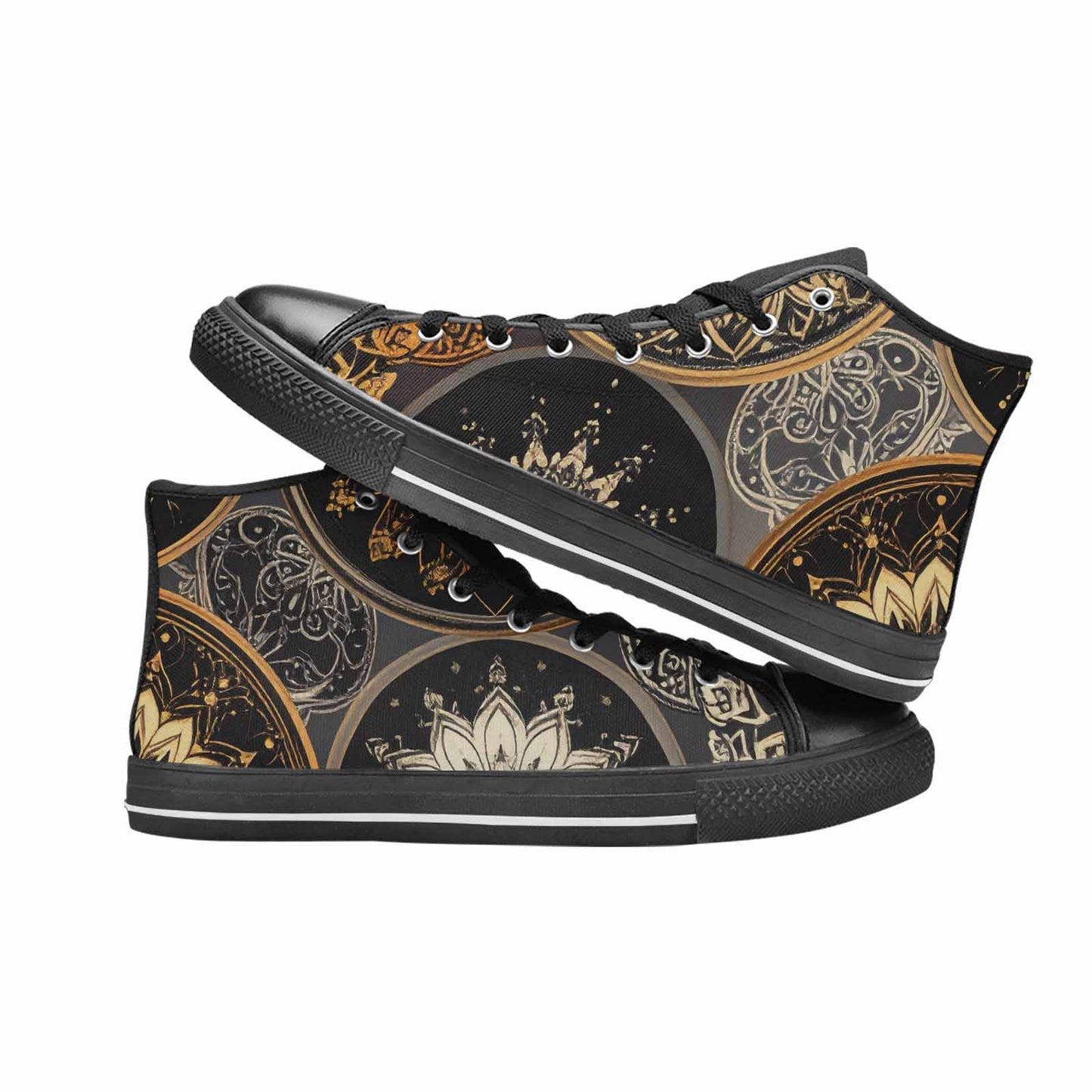 MEN'S Mandala High Top Canvas Y2K Sneakers