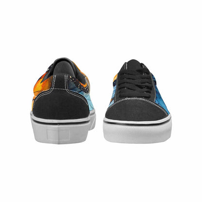 MEN'S Butterfly Wing Canvas Lace-Up Vibrant Chaos Shoes