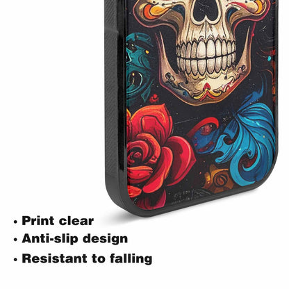 iPhone 15 Plus Case — Graffiti Skull, Original Design Phone Case