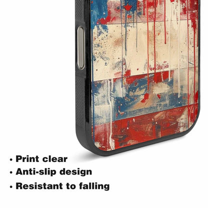 iPhone 16 Pro Max Case — Patriotic Stars And Stripes American Stars, Custom Made Phone Cover