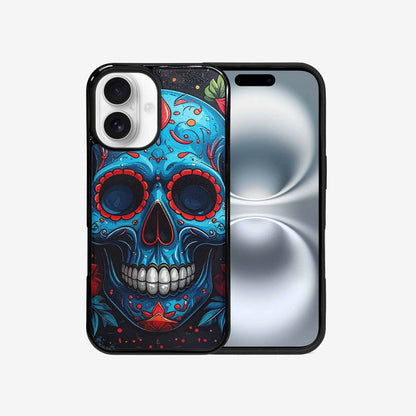 iPhone 16 Case — Graffiti Skull, Custom Print Case Cover