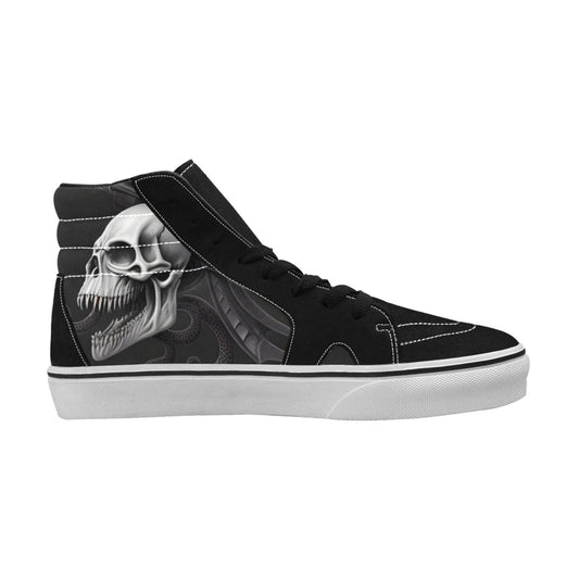 MEN'S Demon Snakes Skulls Art High Top Skateboarding Vibrant Chaos Custom Sneakers