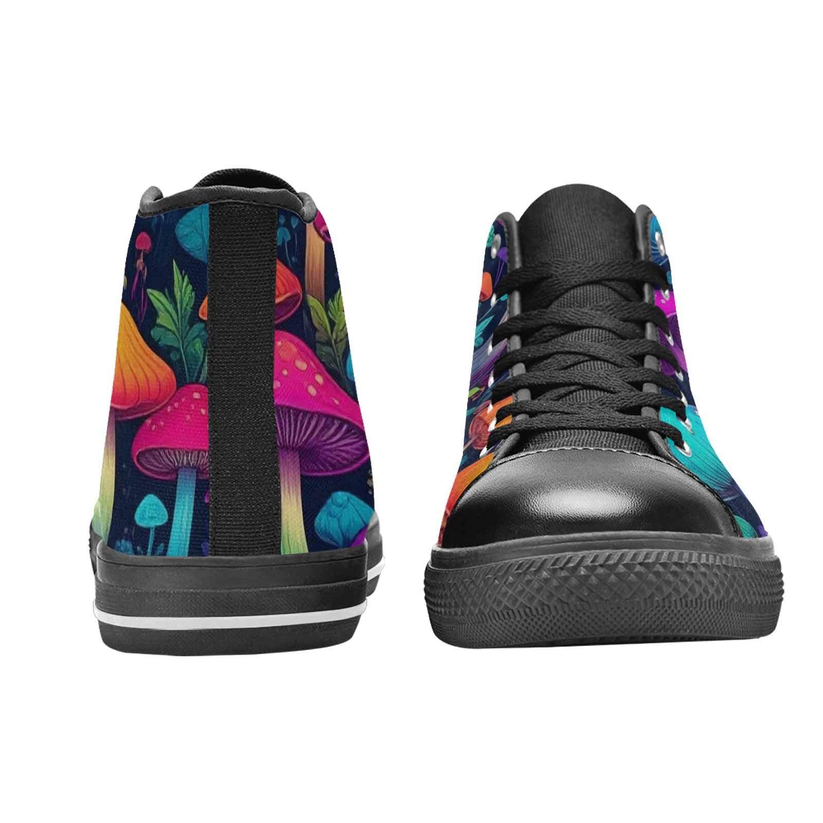 MEN'S Psychedelic Mushroom High Top Canvas Grunge Shoes
