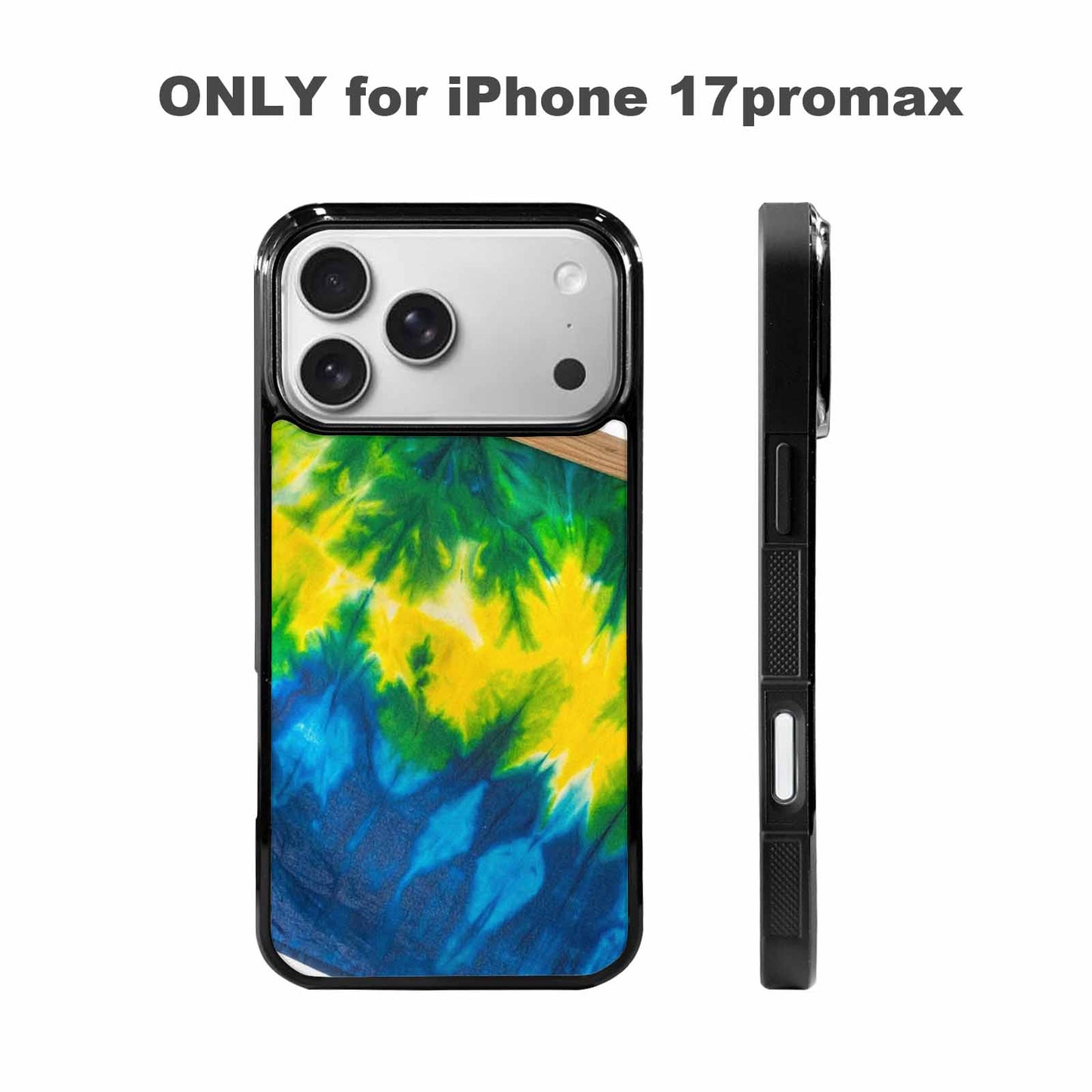 iPhone 17 Pro Max Case — Tie Dye Classic Tie Dye, Custom Printed Phone Case