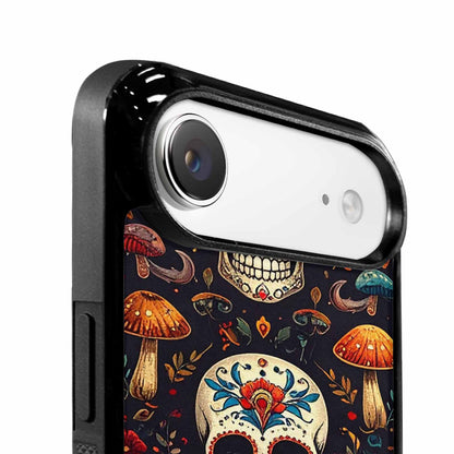 iPhone 17 Air Case — Mushrooms And Skulls Gothic Skulls, Custom Print Case Cover