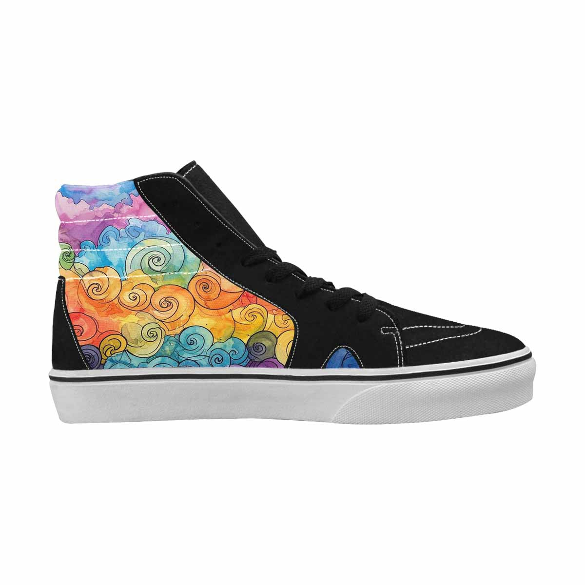 MEN'S Tie High Top Canvas Dark Academia Sneakers