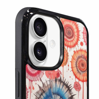 iPhone 17 Case — Tie Dye Swirls Black Tie Dye, Custom Print Case Cover