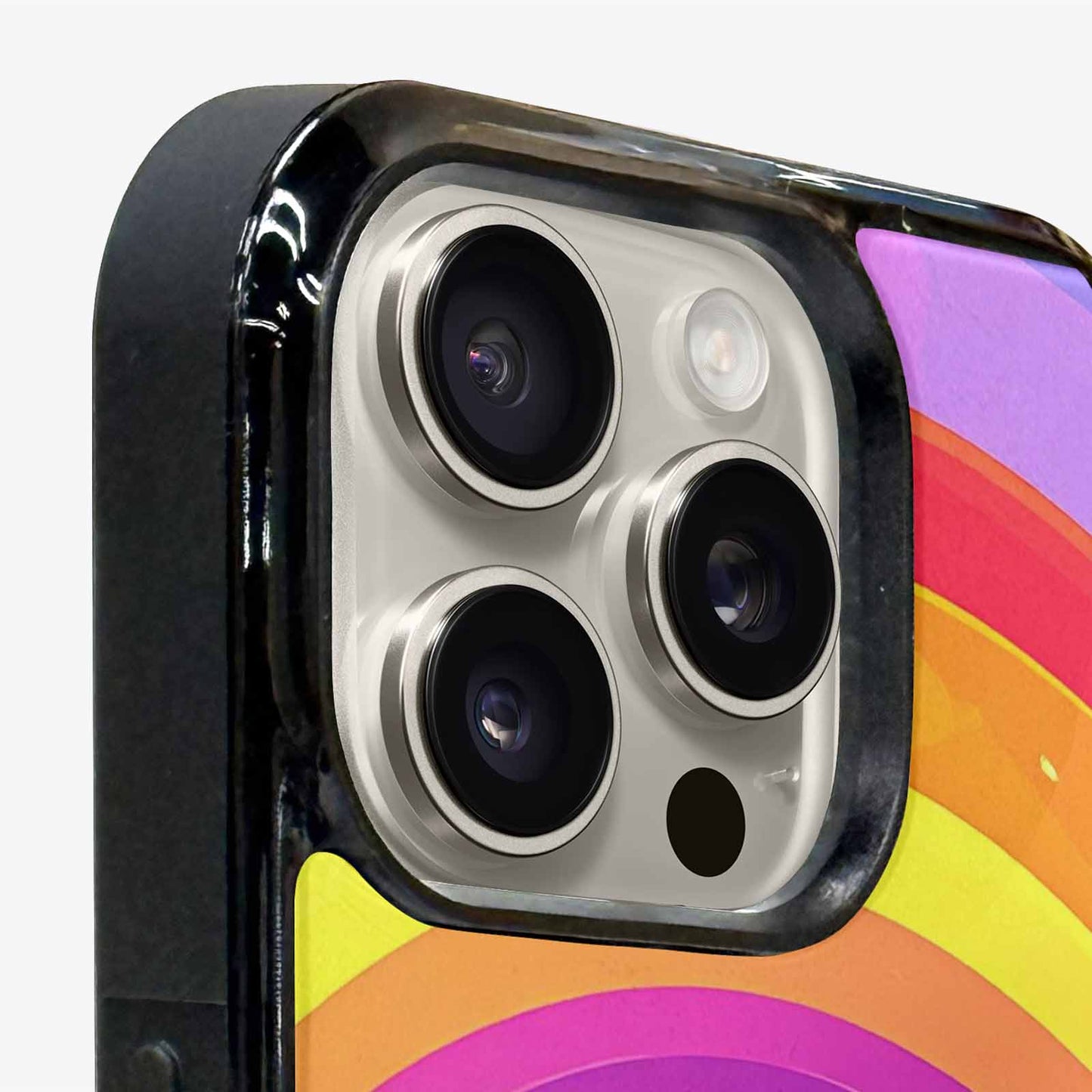 iPhone 15 Pro Max Case — Rainbow Pride, Personalized Phone Case