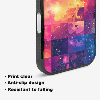 iPhone 16 Case — Cosmic Creature And Object Mashup Pattern, Personalized Phone Case